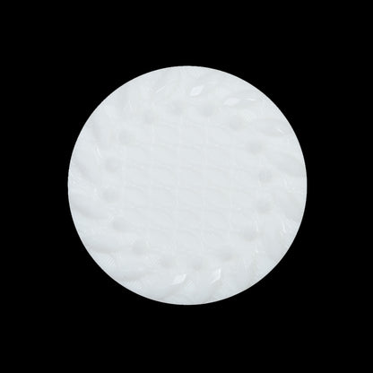 Italian White Shank Back Button - 44L/28mm