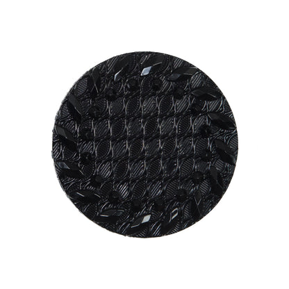 Italian Black Shank Back Button - 44L/28mm