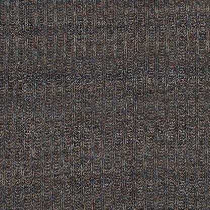 Italian Taupe and Blue Chunky Wool Knit