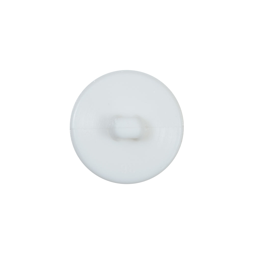 Italian Decorative White Shank Back Button - 30L/19mm Detail