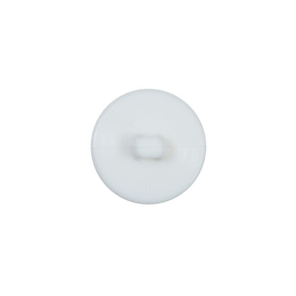 Italian Decorative White Shank Back Button - 24L/15mm Detail