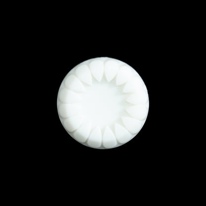 Italian White Shank Back Button - 30L/19mm