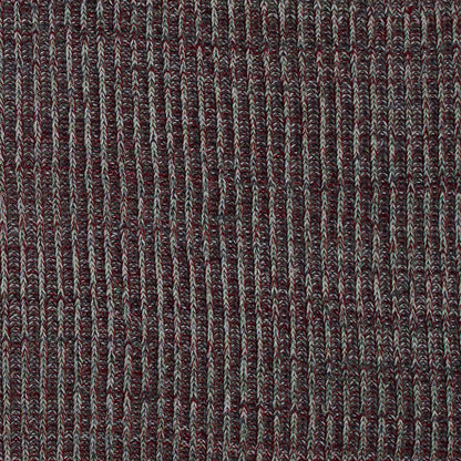 Italian  Red, Green and Gray Chunky Wool Knit