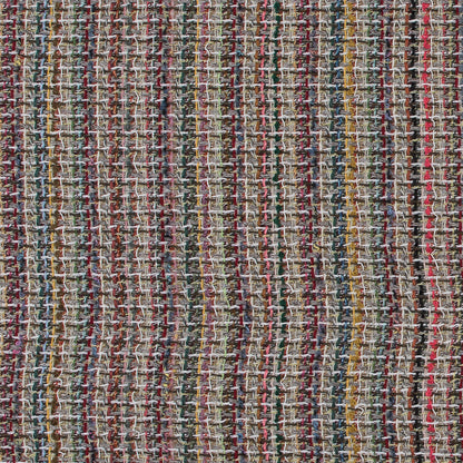 Multicolor Loosely Woven Wool Tweed