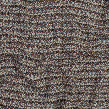 Italian Orange, Green and White Striped Wool Knit