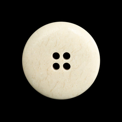 Beige Horn 4-Hole Button - 40L/25.5mm Detail