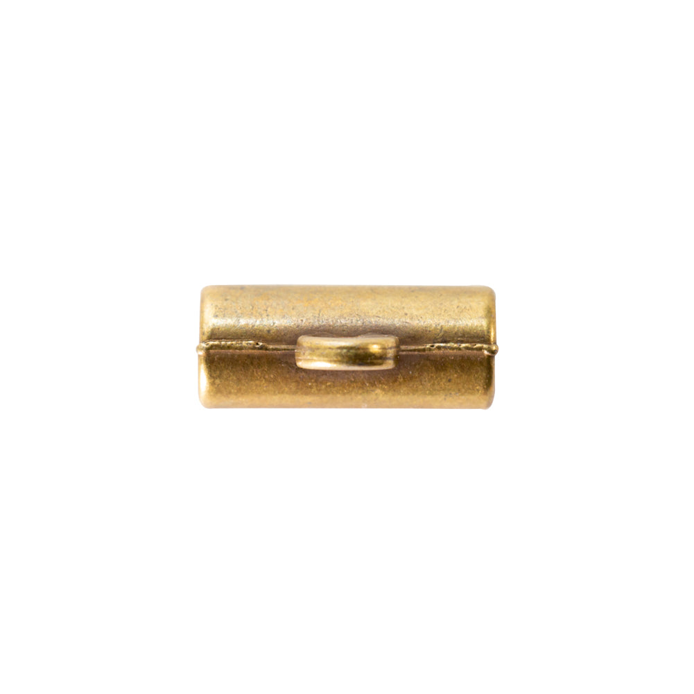 Gold Metal Toggle Button - 0.25" x 0.5" Detail