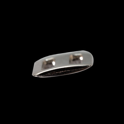 Silver Bra Slider - 0.625" Square Detail