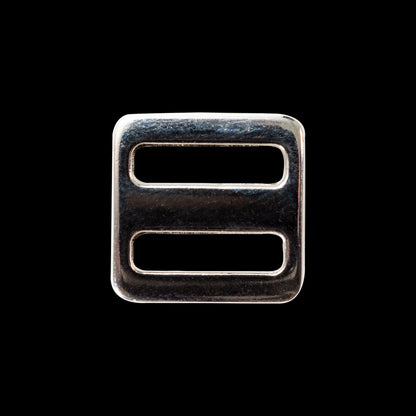 Silver Bra Slider - 0.625" Square