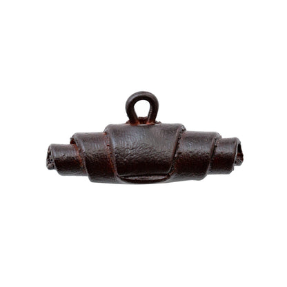 Dark Brown Leather Toggle - 54L/34mm