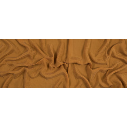 Butterscotch Cupro Plain Dyed Certified Vegan Fabric Folded