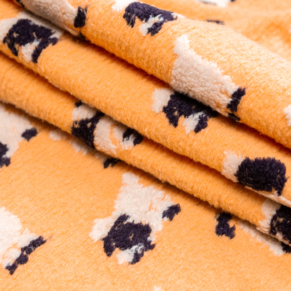 Italian Creamsicle Sheep-Filled Chunky Knit Folded