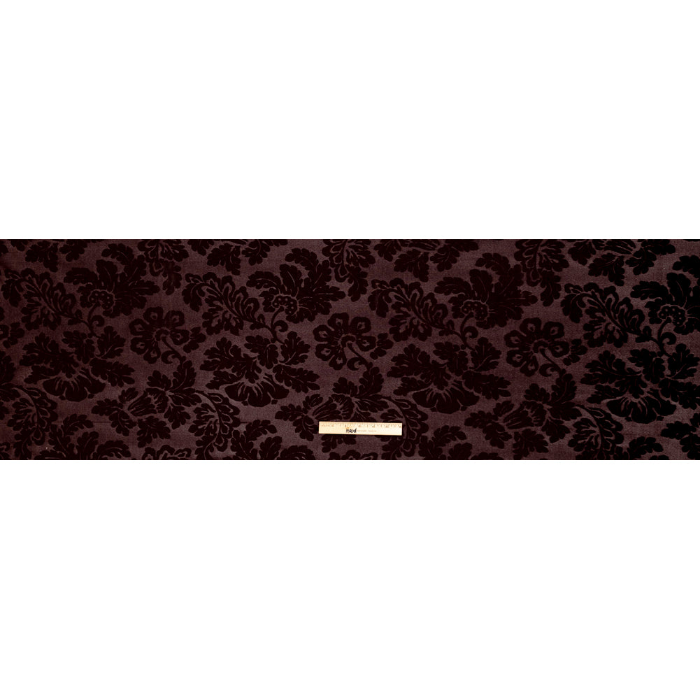 Winetasting Floral Laminated Stretch Polyester Woven Folded