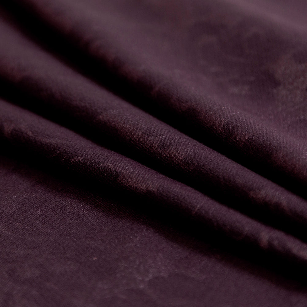 Winetasting Floral Laminated Stretch Polyester Woven Detail
