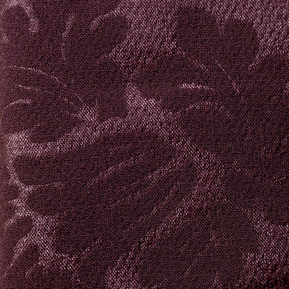 Winetasting Floral Laminated Stretch Polyester Woven Full