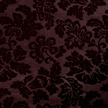 Winetasting Floral Laminated Stretch Polyester Woven