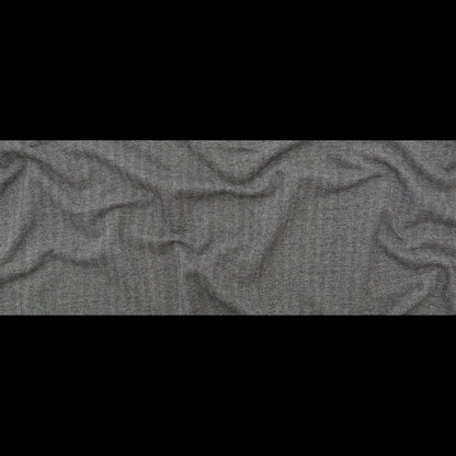 Charcoal Herringbone Cotton French Terry Folded