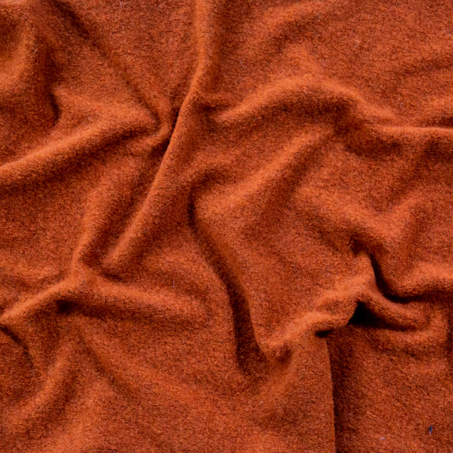 Burnt Orange Fuzzy Wool Knit