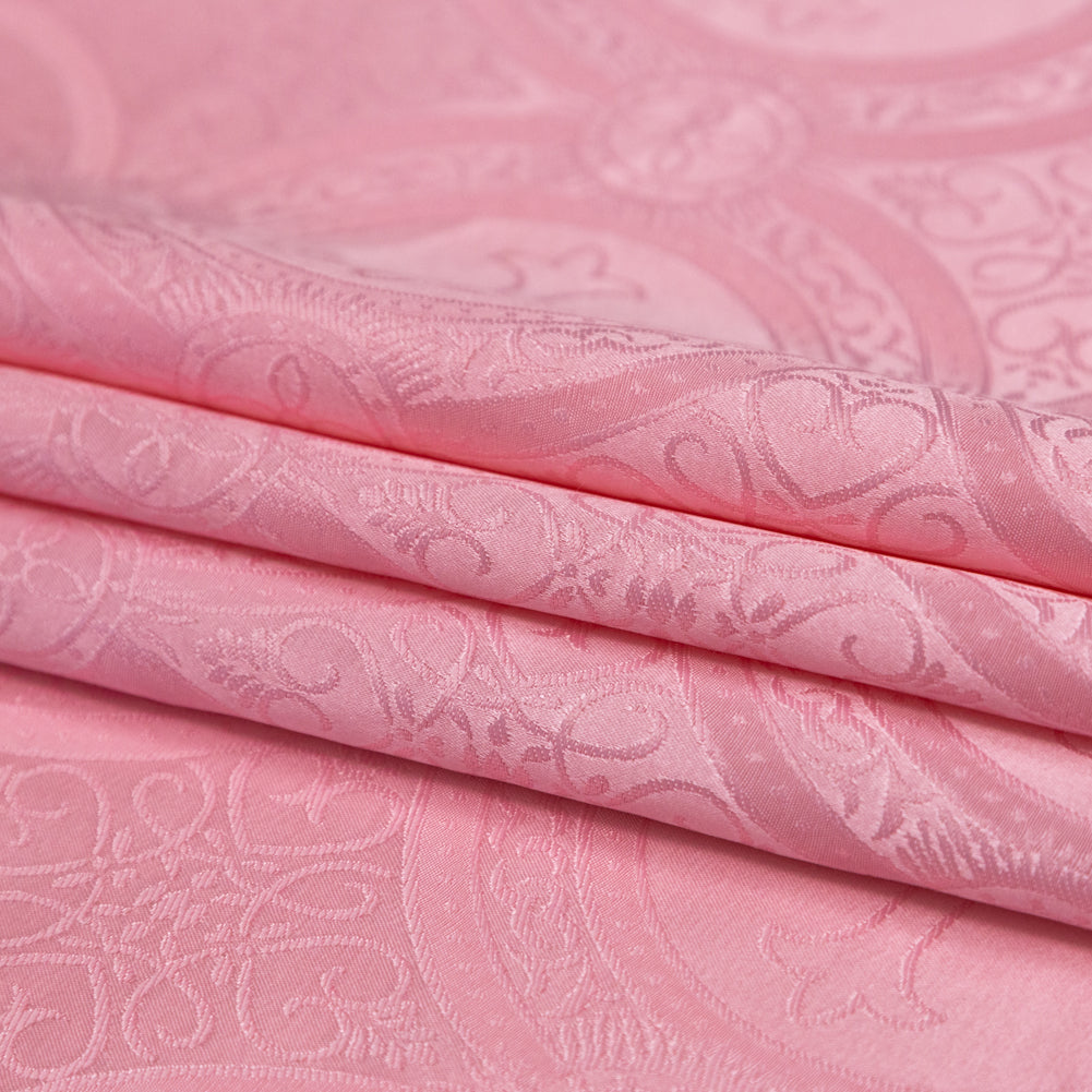 Baby Pink Ecclesiastical Jacquard Detail