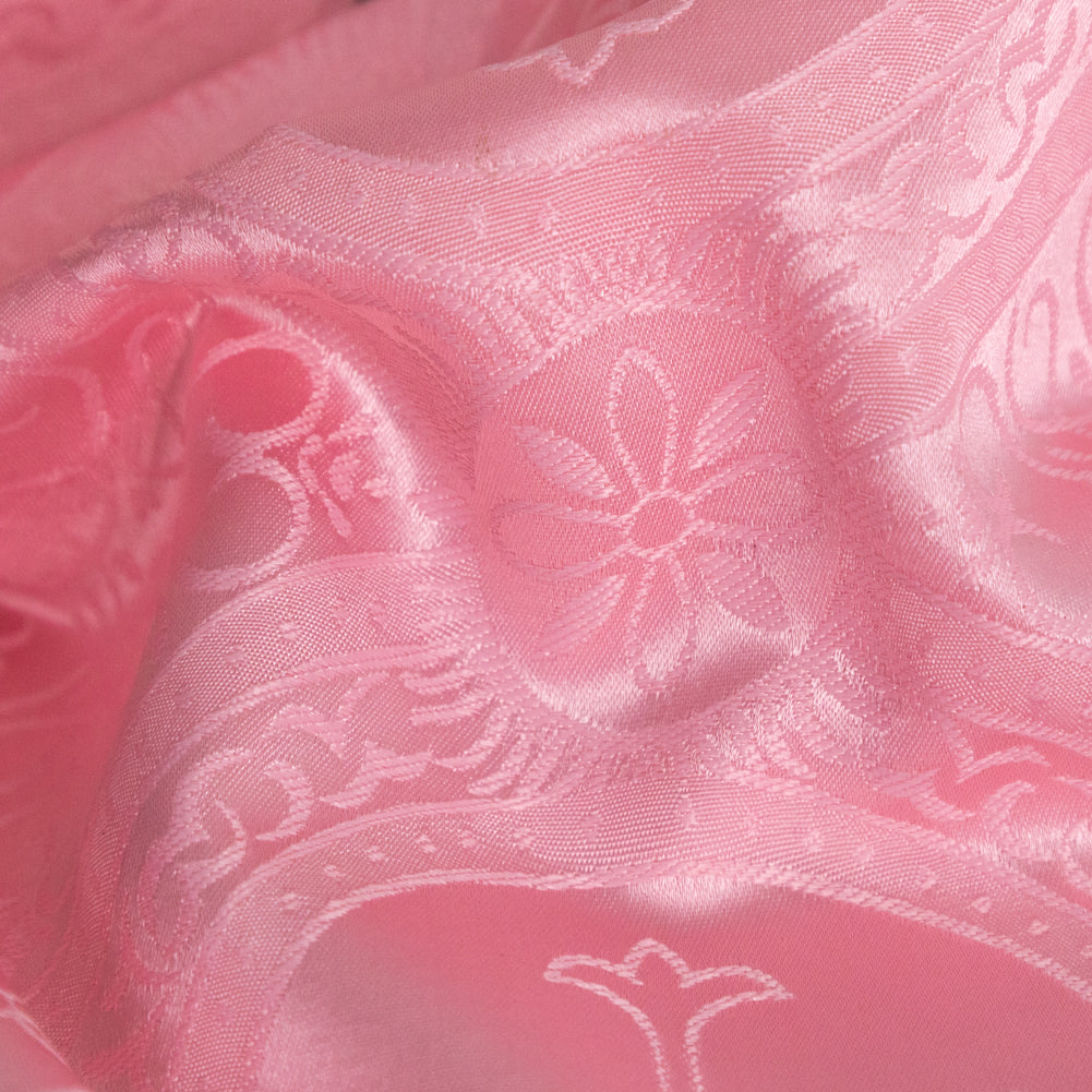 Baby Pink Ecclesiastical Jacquard Full