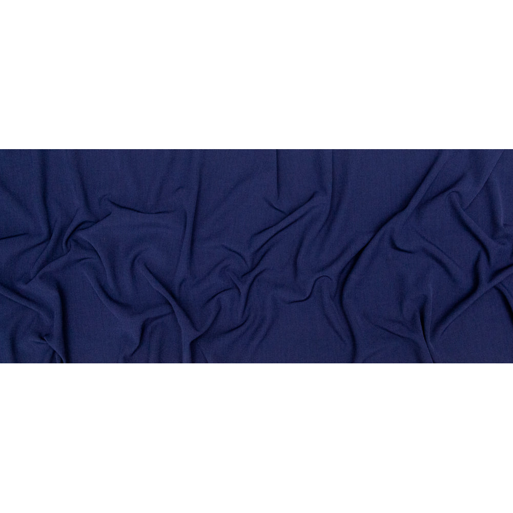 Italian Evening Blue Stretch Polyester Twill Full
