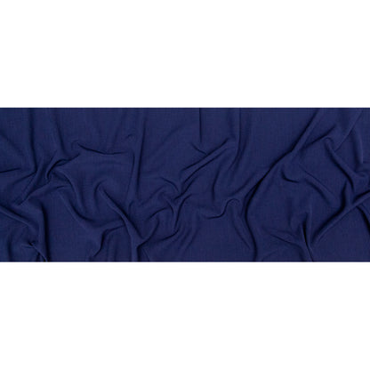 Italian Evening Blue Stretch Polyester Twill Full