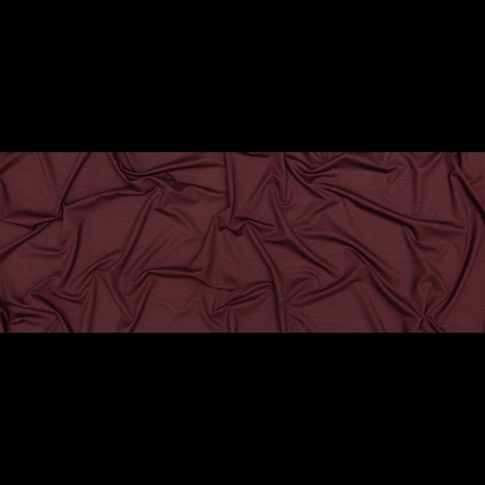 Italian Chocolate Brown Stretch Viscose Jersey Full