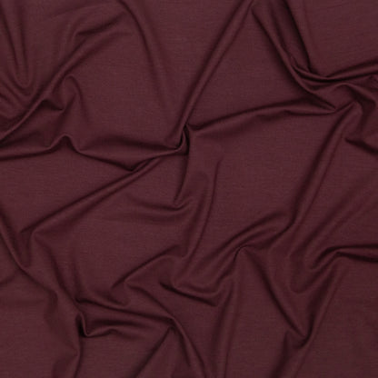 Italian Chocolate Brown Stretch Viscose Jersey