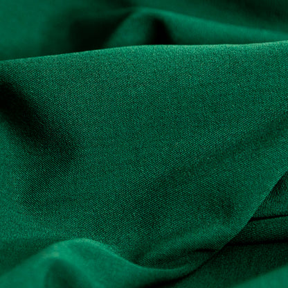 Italian Verde Stretch Polyester Twill Detail