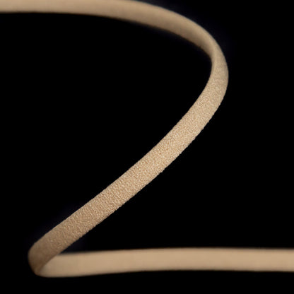 Italian Beige Tubular Elastic Cord - 0.125" Detail