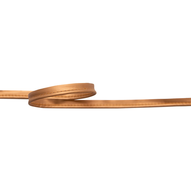 Italian Gold Rubbery Cord with Lip - 0.375"