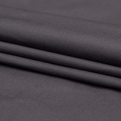 Charcoal Cotton Twill Folded