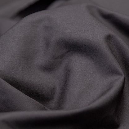 Charcoal Cotton Twill Detail