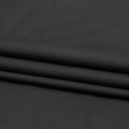 Black Cotton Twill Folded