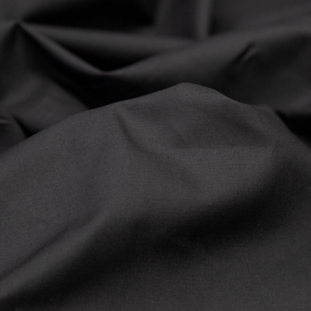 Black Cotton Twill Detail
