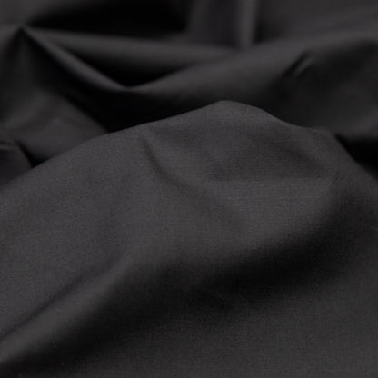 Black Cotton Twill Detail