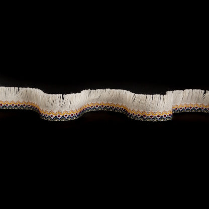 Italian Angora Tribal Wool Fringe Trim - 1.25"