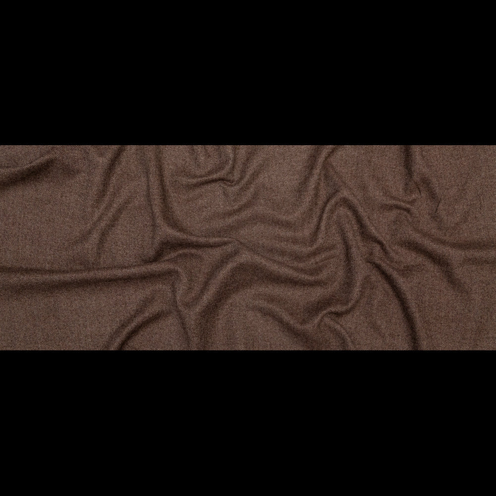 Gray and Brown Heavy Wool Twill Coating Full