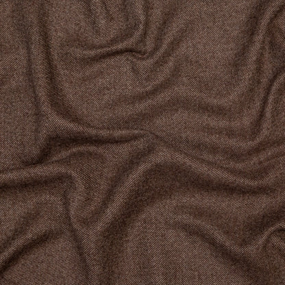 Gray and Brown Heavy Wool Twill Coating
