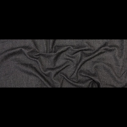 Gray and Black Heavy Wool Twill Coating Full