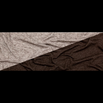 Heathered Brown Brushed Wool Knit Full