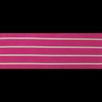 Raspberry Sorbet Striped Tweed Full