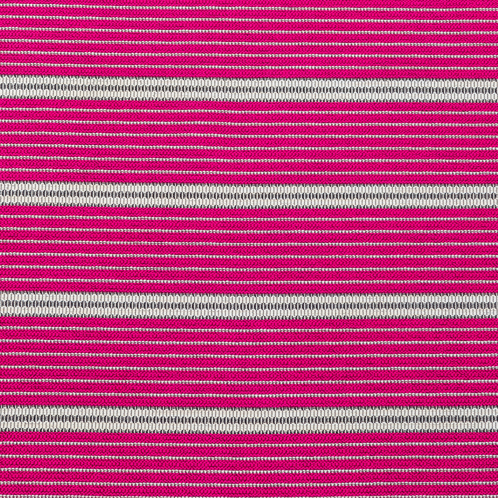 Raspberry Sorbet Striped Tweed