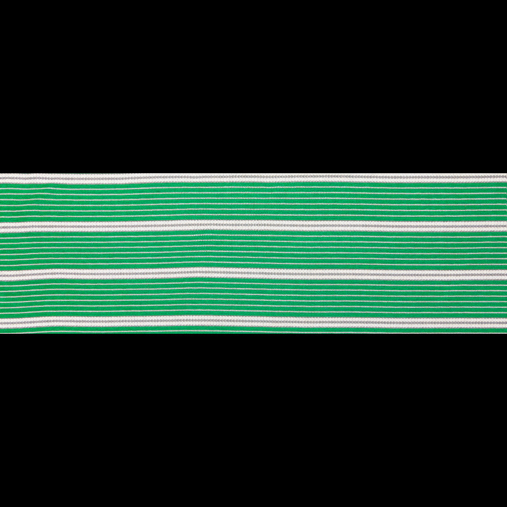 Kelly Green Striped Tweed Full