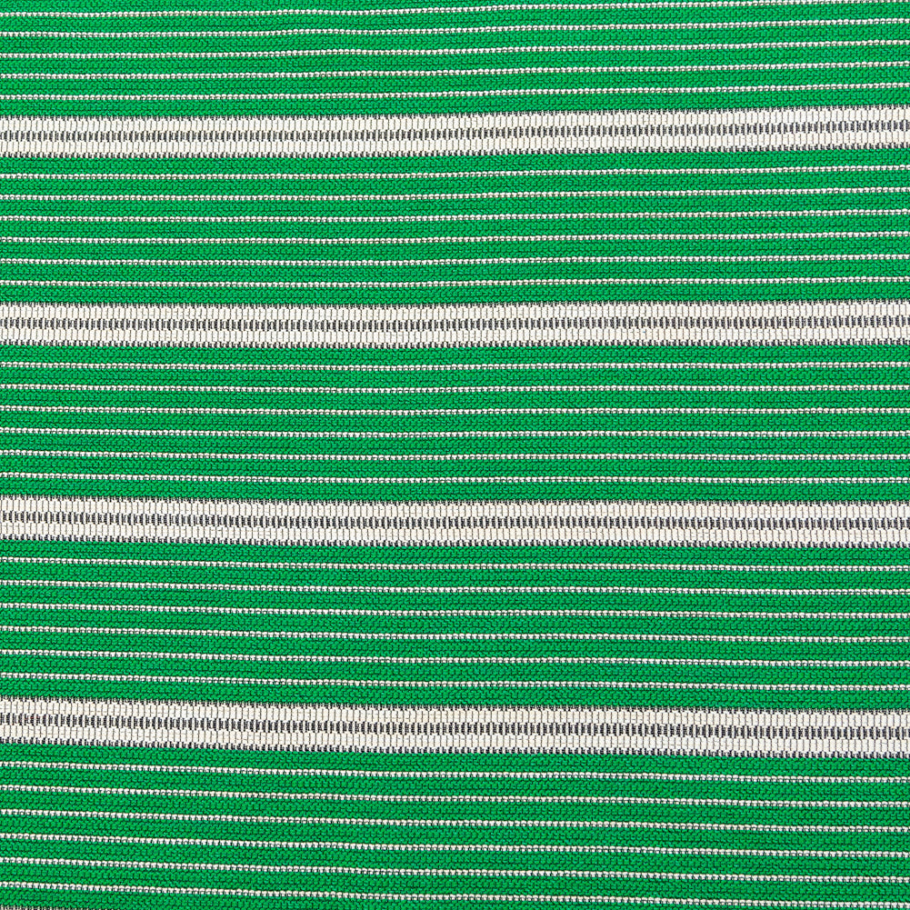 Kelly Green Striped Tweed