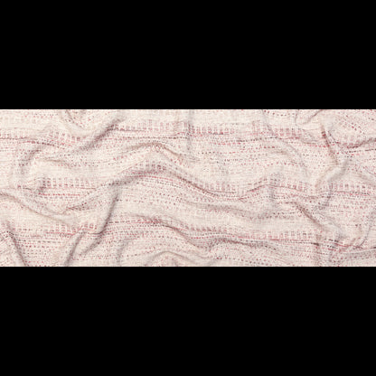 Ivory and Mauve Cotton Tweed Full