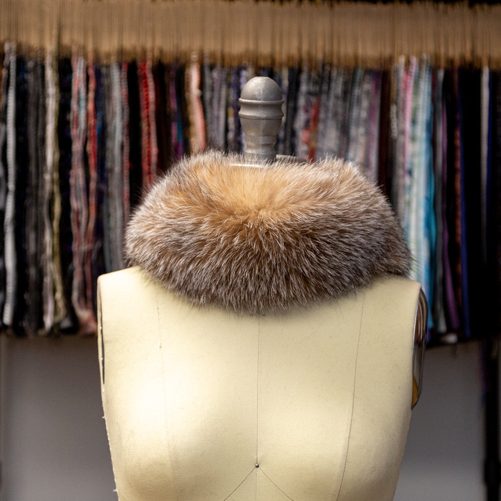 Crystal Fox Fur Headband or Scarf with VELCRO&reg; Closure