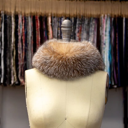 Crystal Fox Fur Headband or Scarf with VELCRO&reg; Closure