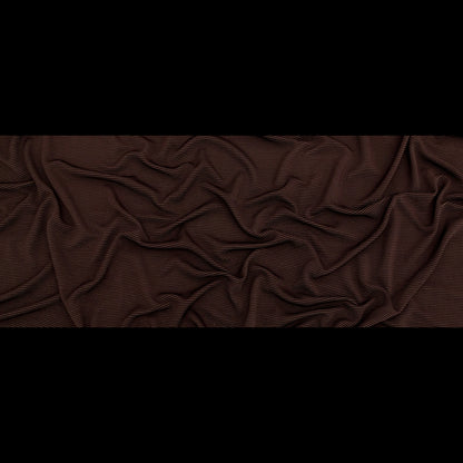 Brown and Gray Knit Ottoman Full