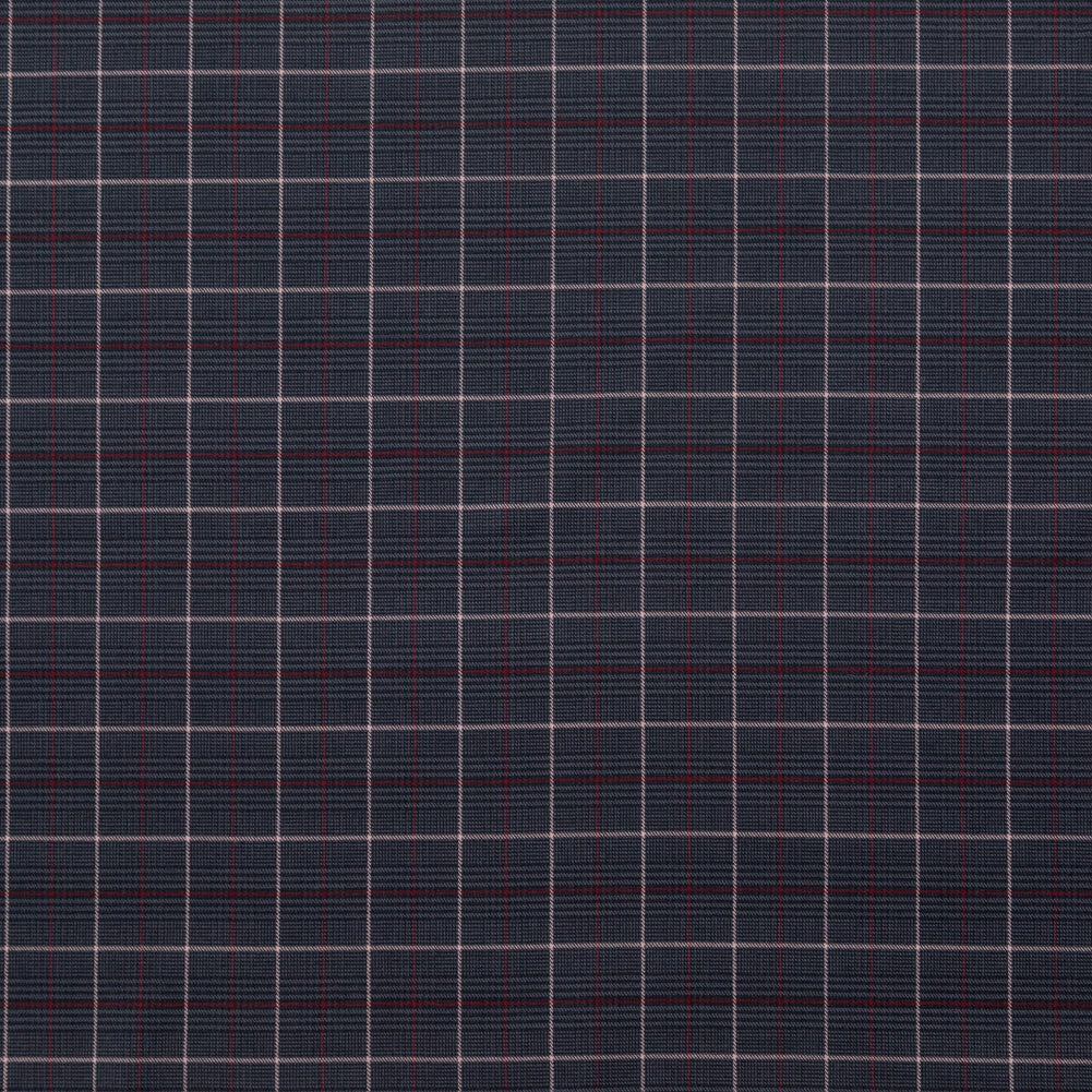 Rag & Bone Steel Blue, Orchid and Red Plaid Suiting